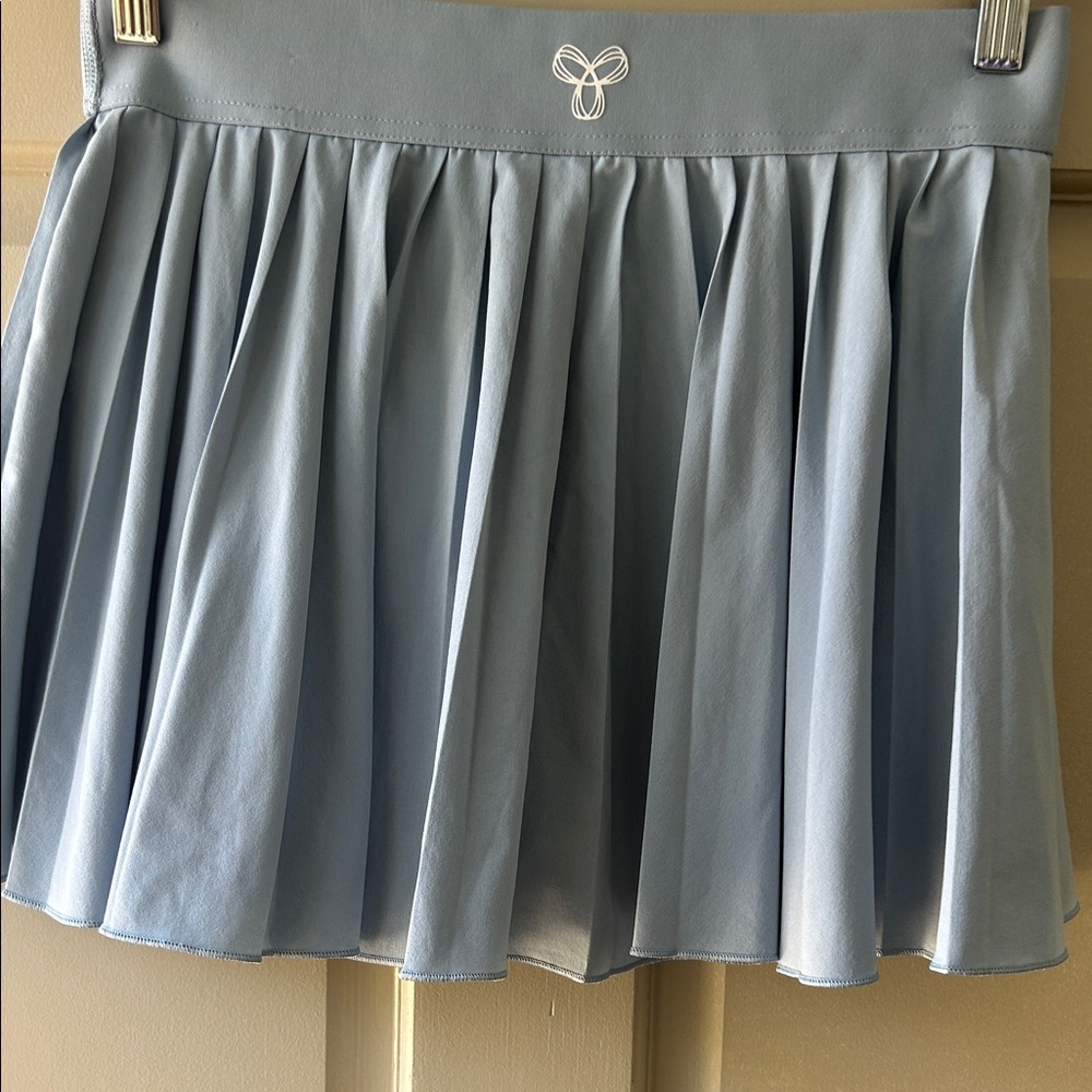 TNA Light Blue Circle Skirt